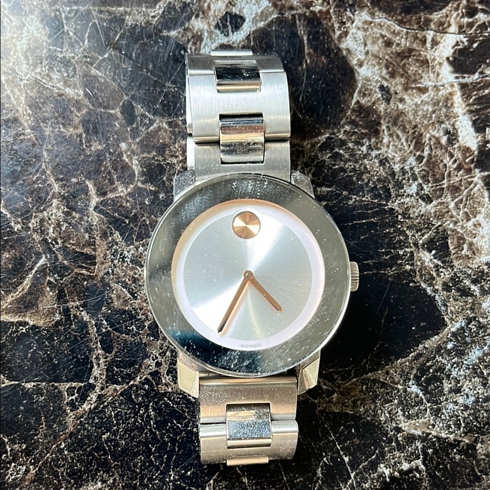 Movado woman’s silver watch